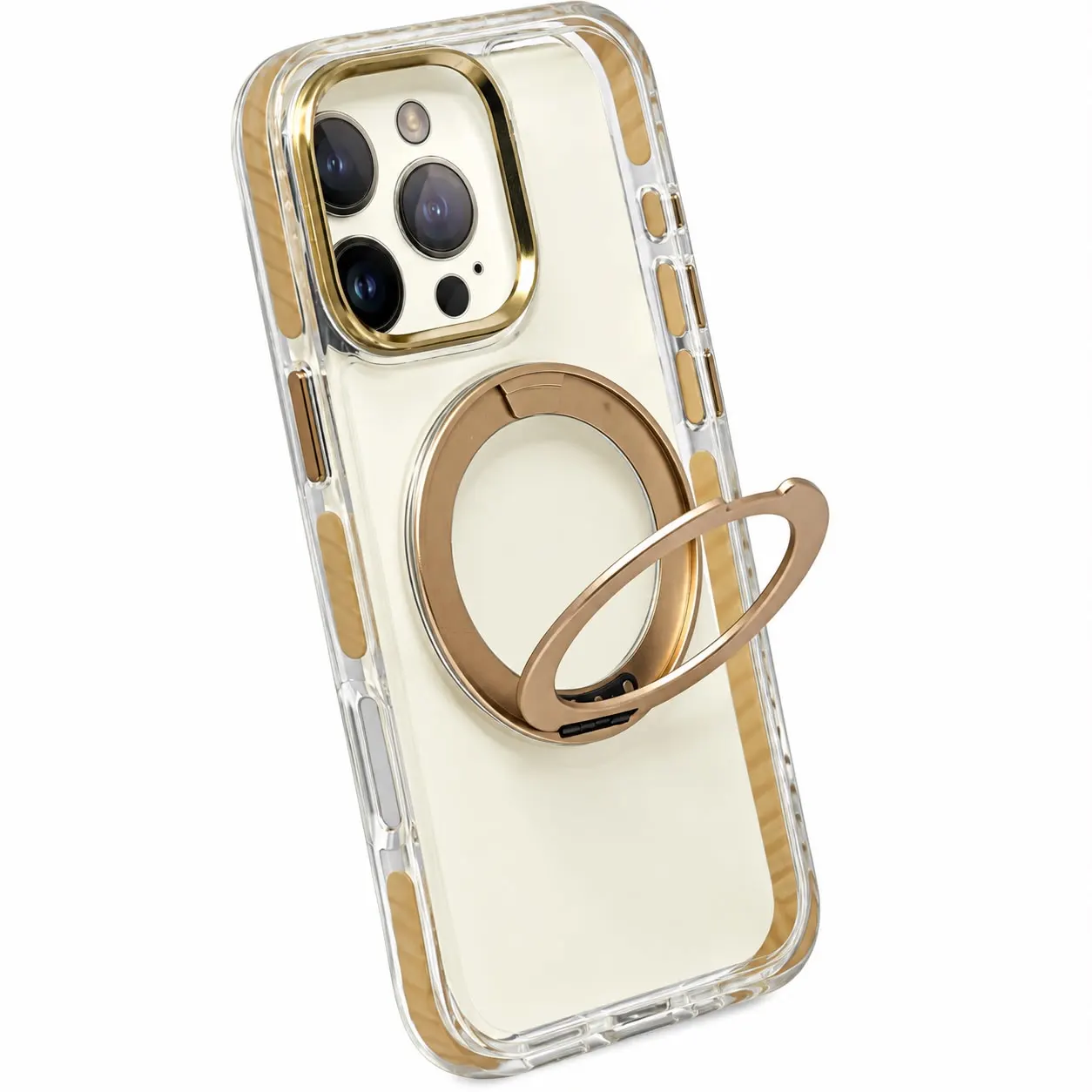 AUREX 360° Stand Magsafe Clear Case